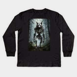 Halloween Were Wolf Kids Long Sleeve T-Shirt